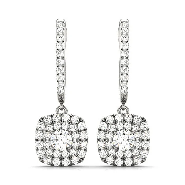 Classic Earrings -Halo Diamond Earring