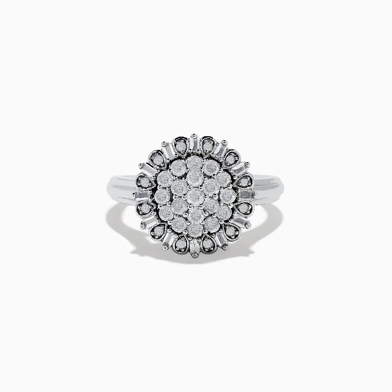 New Year Rings -925 Sterling Silver Diamond Ring