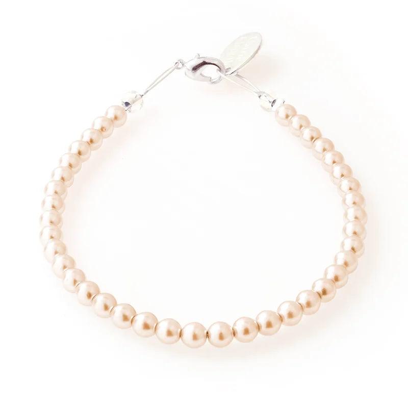 Ladies Bracelets Rose Gold Tone-Carrie Elspeth Ivory Pearl Bracelet