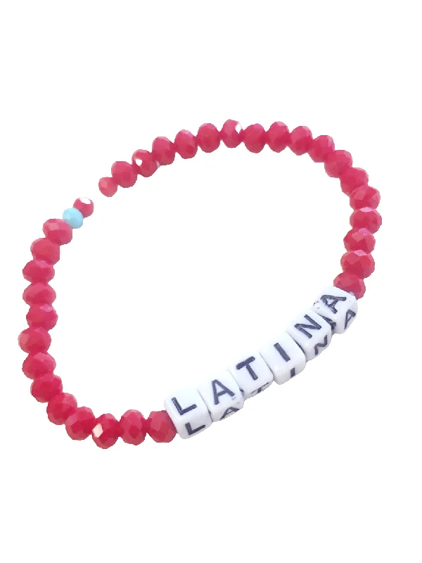 Ladies Bracelets Etched Design-Latina Bracelet