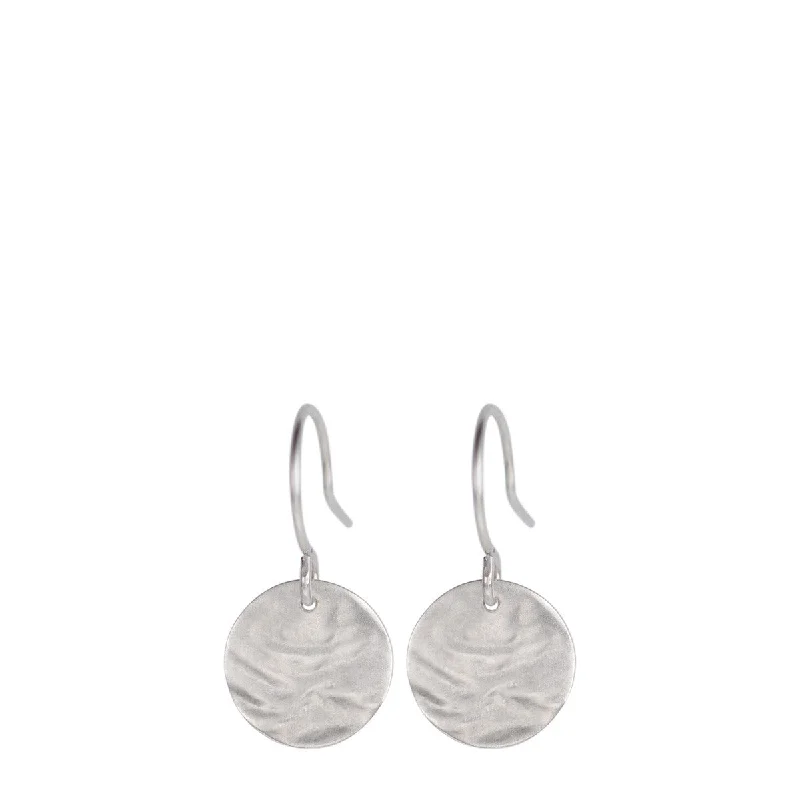 Mother’s Day Earrings -Sterling Silver Small Shell Disc Earrings