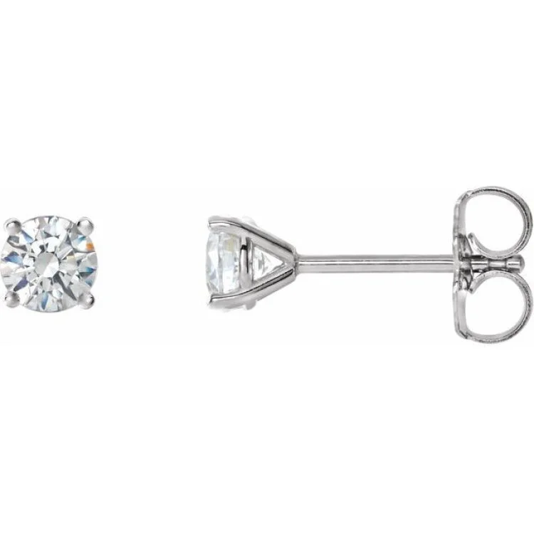 Single Earring Sets -14K White 1 1/2 CTW Natural Diamond Cocktail-Style Earrings