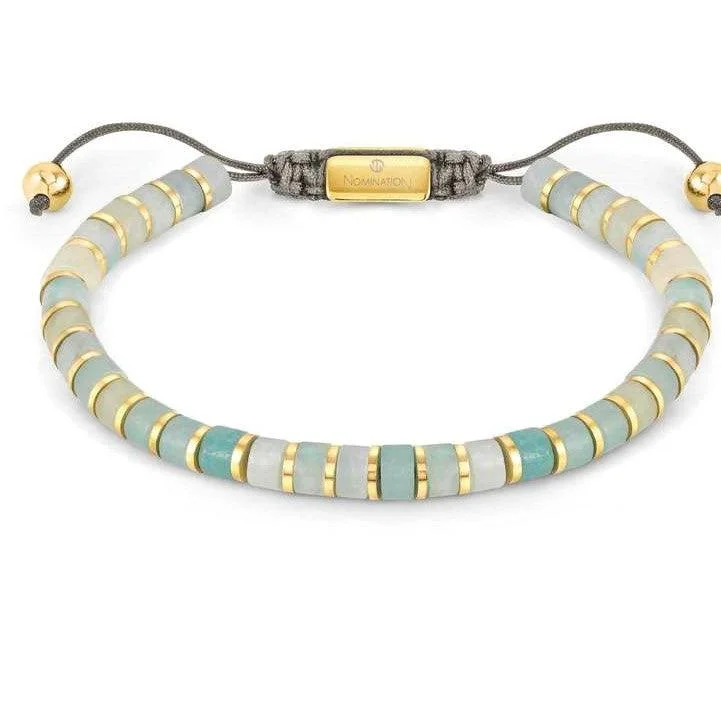 Ladies Bracelets Arrow Band-Nomination Instinct Style Amazonite Bracelet