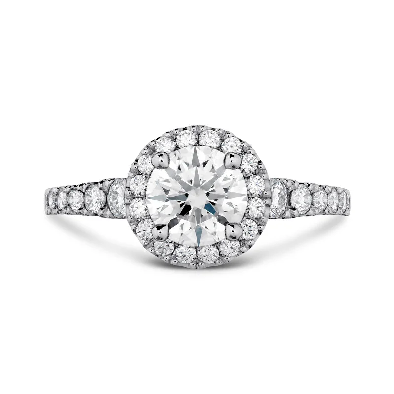 Oval Diamond Engagement Rings -Transcend Premier HOF Halo Engagement Ring