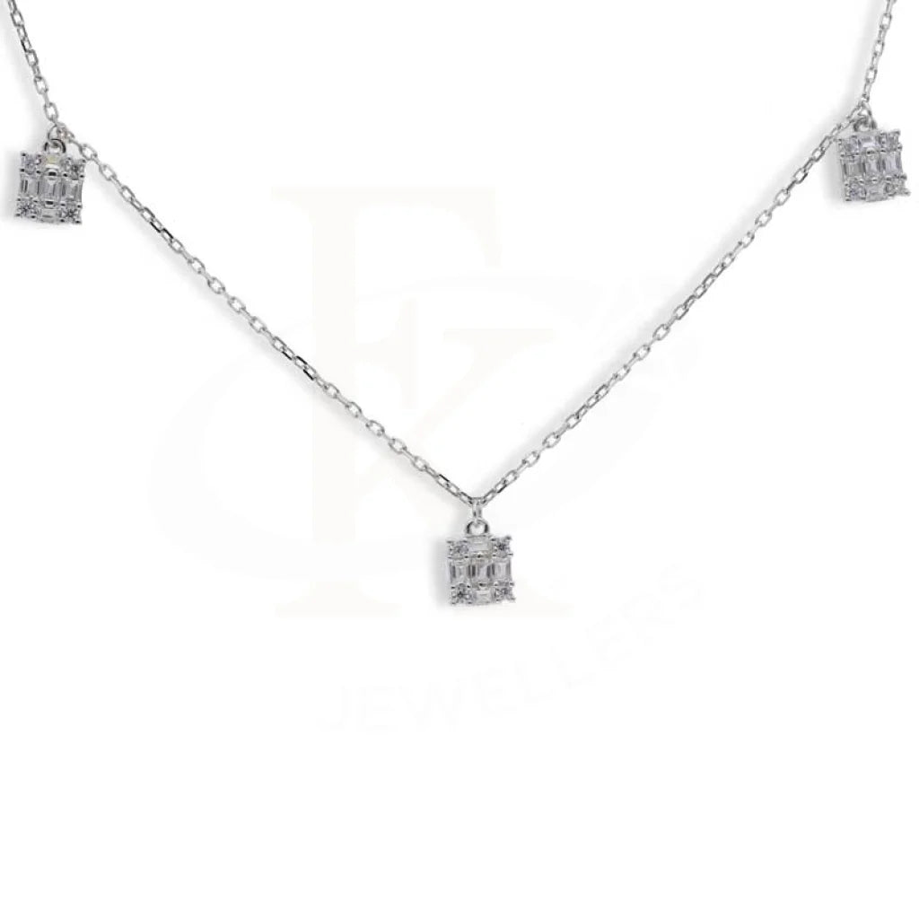 Ladies Necklaces with Okenite-Sterling Silver 925 Necklace - FKJNKLSL2932