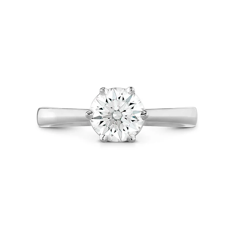 Rough Diamond Engagement Rings -Signature 6 Prong Solitaire Engagement Ring Setting