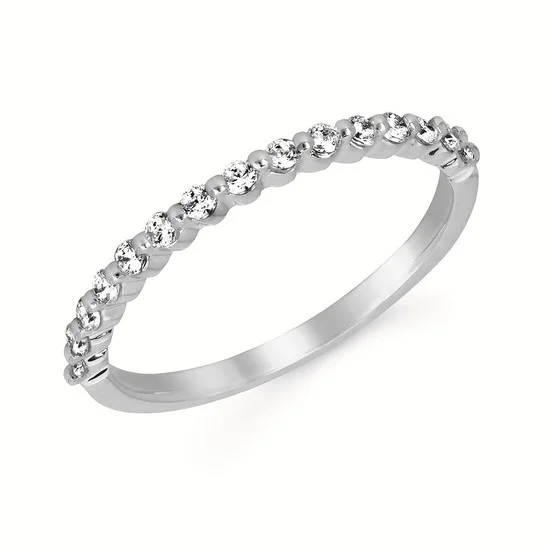 Oval Rings -14KW-C FASHION RING CTW: 0.25,