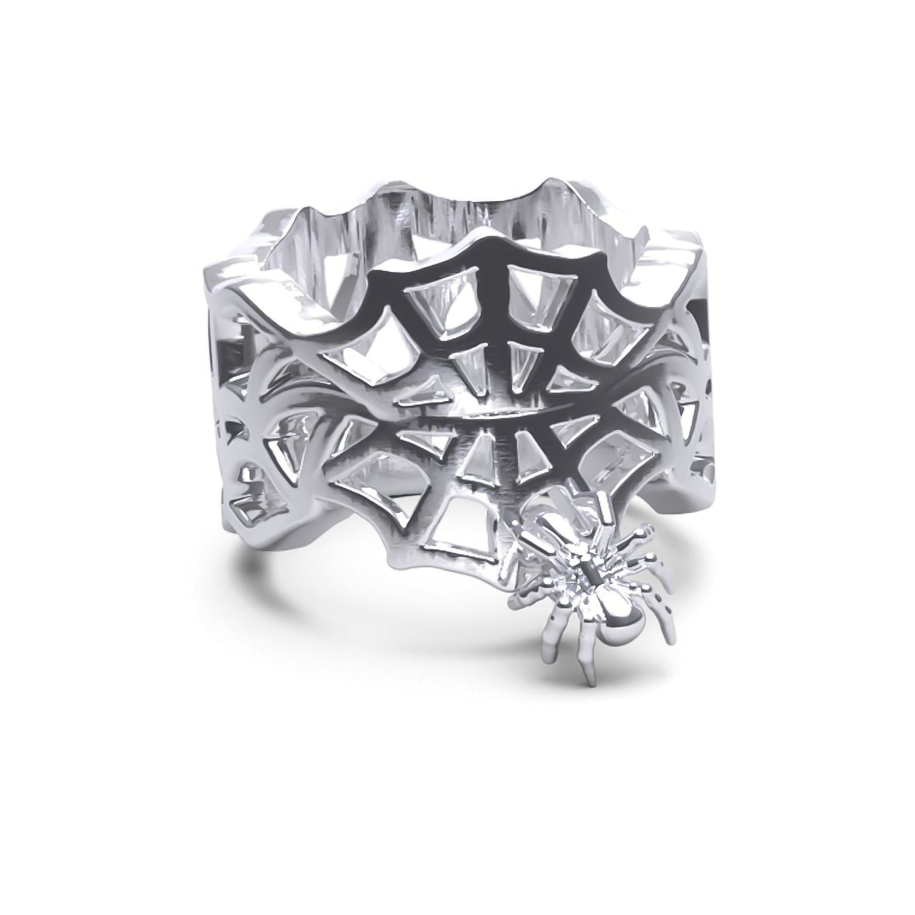 Healing Rings -SPIDER WEB RING