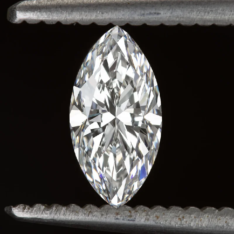 Chunky Design Engagement Rings -MARQUISE CUT LOOSE DIAMOND F-G VS2 0.57ct NATURAL BIG SPREAD ENGAGEMENT 1/2ct