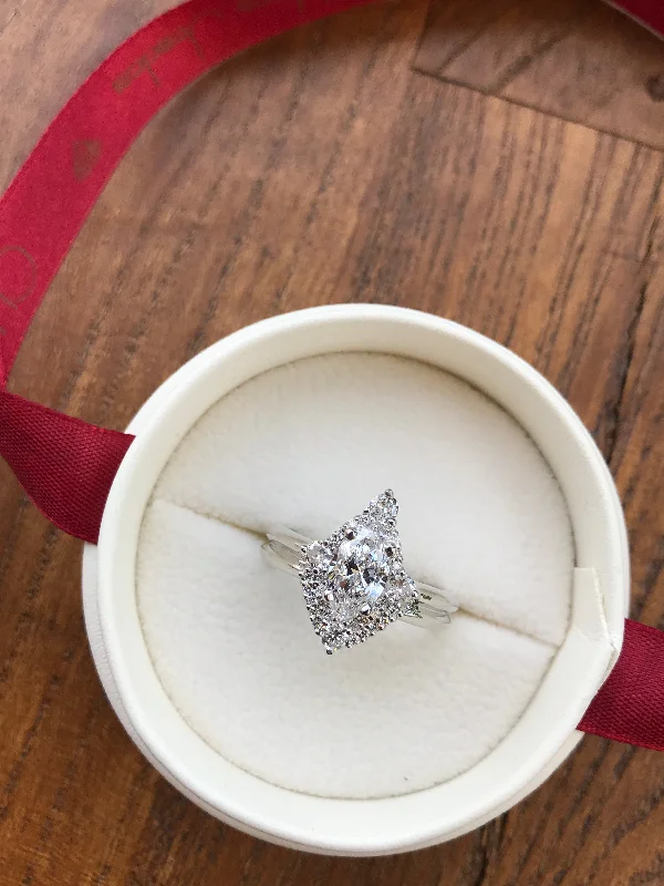 Open Design Engagement Rings -Custom Engagement Ring Example