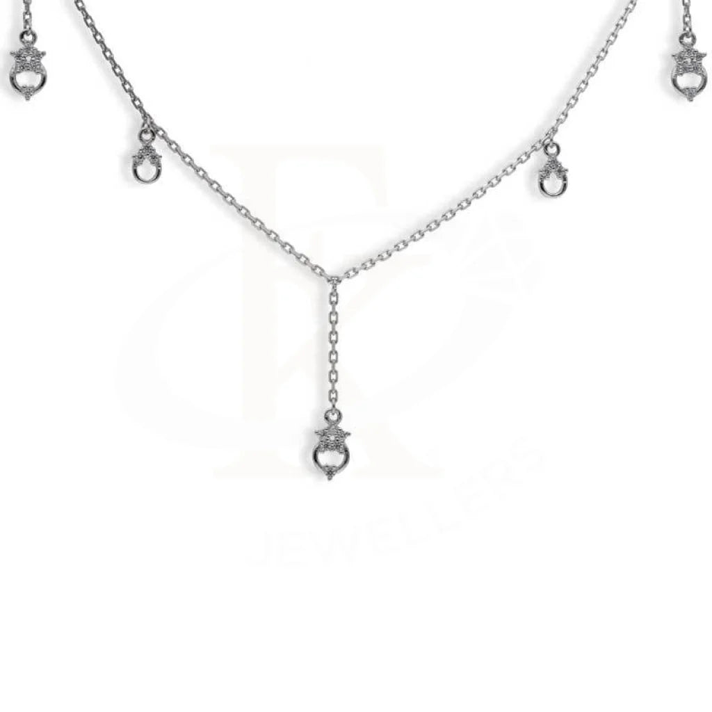 Ladies Necklaces with Grandidierite-Sterling Silver 925 Necklace - FKJNKLSL2940