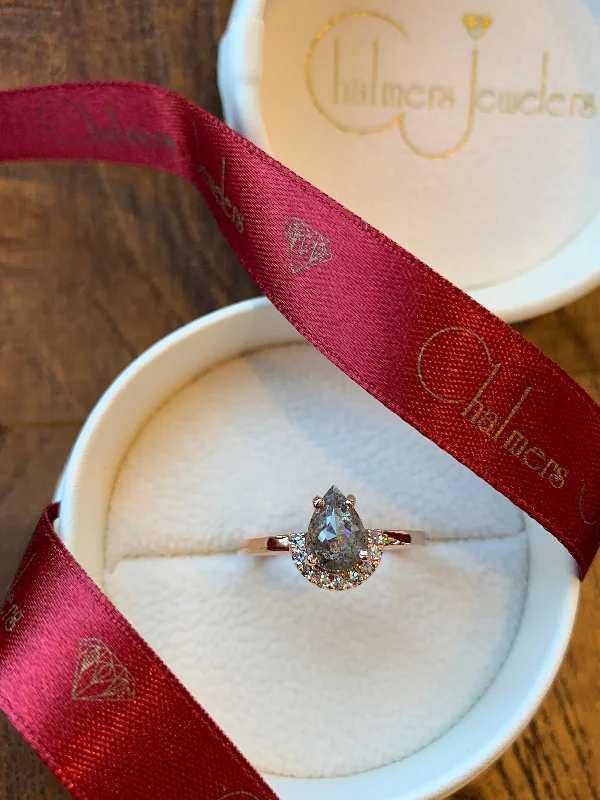 Twisted Design Engagement Rings -Custom Engagement Ring Example