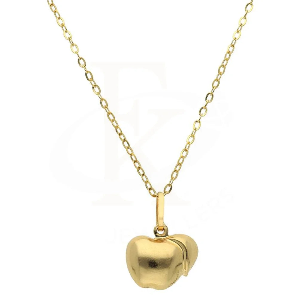 Ladies Necklaces Angel Wing-Gold Necklace (Chain with Apple Shaped Pendant) 18KT - FKJNKL18K2489