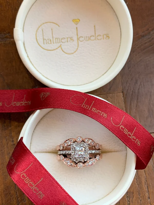 Braided Style Engagement Rings -Custom Engagement Ring Example