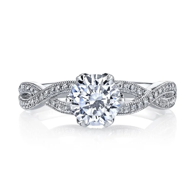 Floral Rings -14K- 0.21CT TW DIA RING