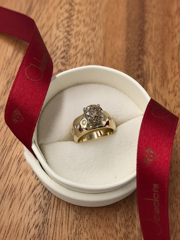 Harmony Design Engagement Rings -Custom Engagement Ring Example