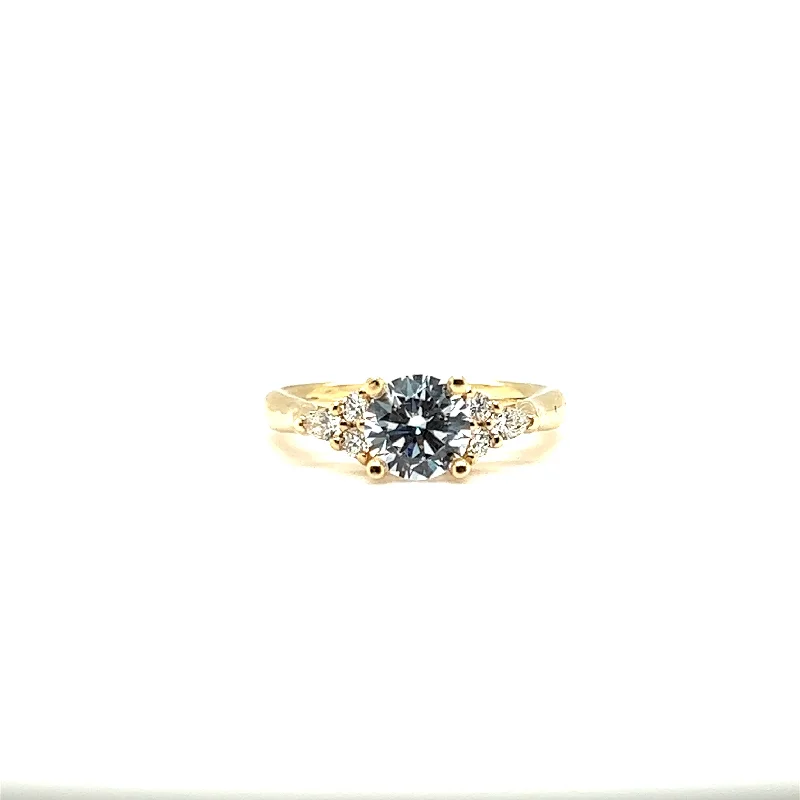 Galaxy Inspired Engagement Rings -Iris Diamond Engagement Ring