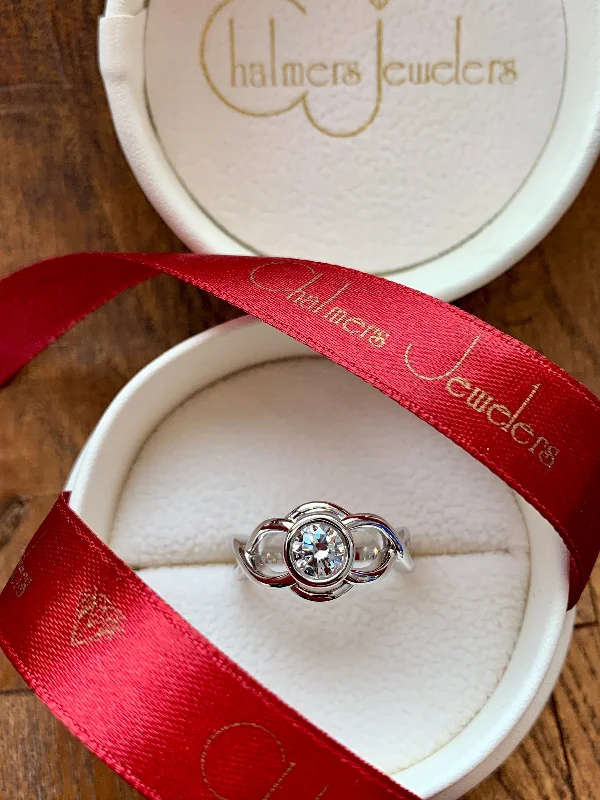 Mood Stone Engagement Rings -Custom Engagement Ring Example