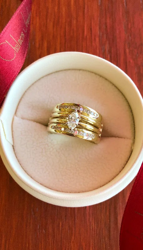 Flexible Band Engagement Rings -Custom Engagement Ring Example