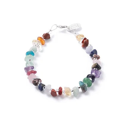 Ladies Bracelets Lotus Band-Carrie Elspeth Multicolour Semi-Precious Gems Bracelet