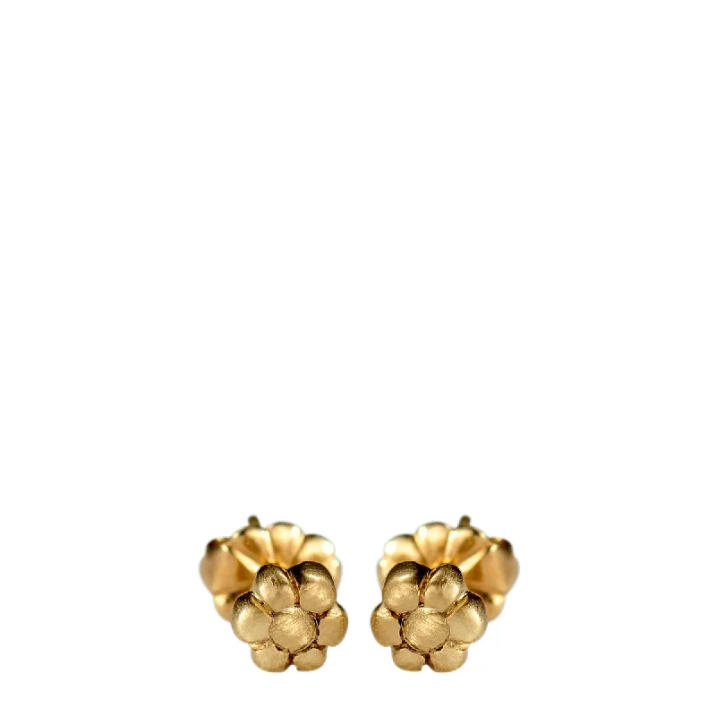 Courage Earrings -10K Gold Tiny Flower Stud Earrings