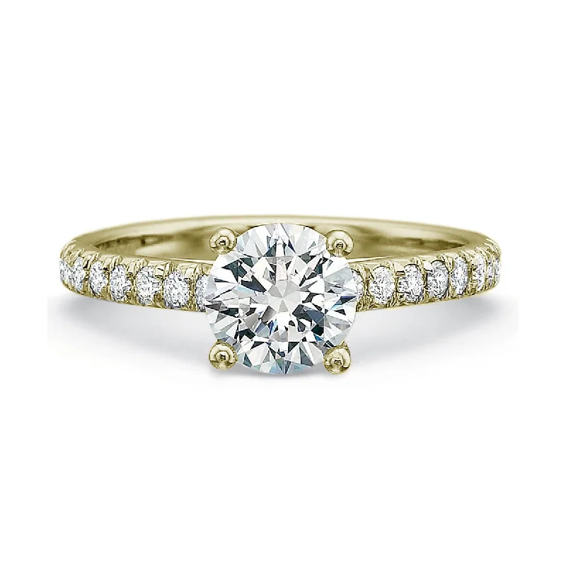 Luxury Gemstone Engagement Rings -New Aire Diamond Engagement Ring Setting