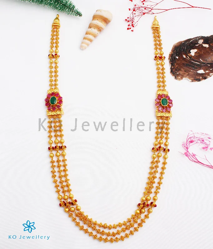 Ladies Necklaces for Birthdays-The Daksha Silver Layered Necklace