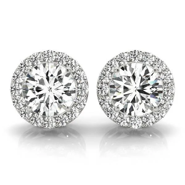 Punk Earrings -Halo Diamond Earring