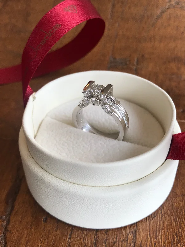 Magical Stone Engagement Rings -Custom Engagement Ring Example