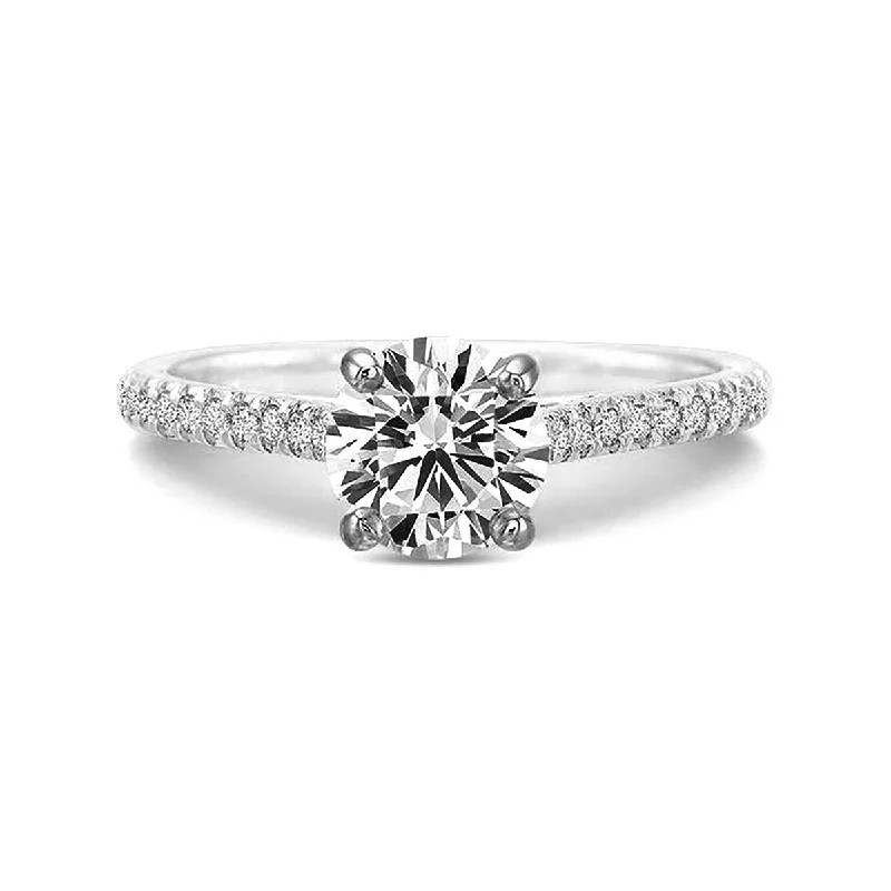 Minimal Design Engagement Rings -New Aire Diamond Engagement Ring Setting