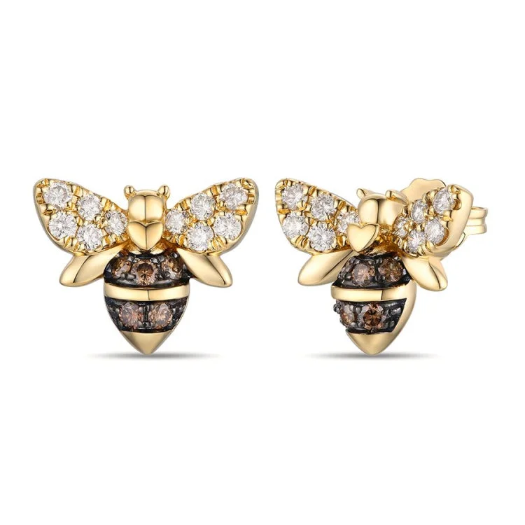 Playful Earrings -Le Vian 14K Honey Gold Earrings