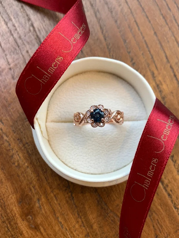 Quiet Elegance Engagement Rings -Custom Engagement Ring Example